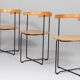 Ensemble de 4 chaises de salle à manger par Kusch+Co, design : Valdimar Harðarson, modèle : 'Soley', années 1980, Allemagne