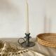 Tin thumb candle holder