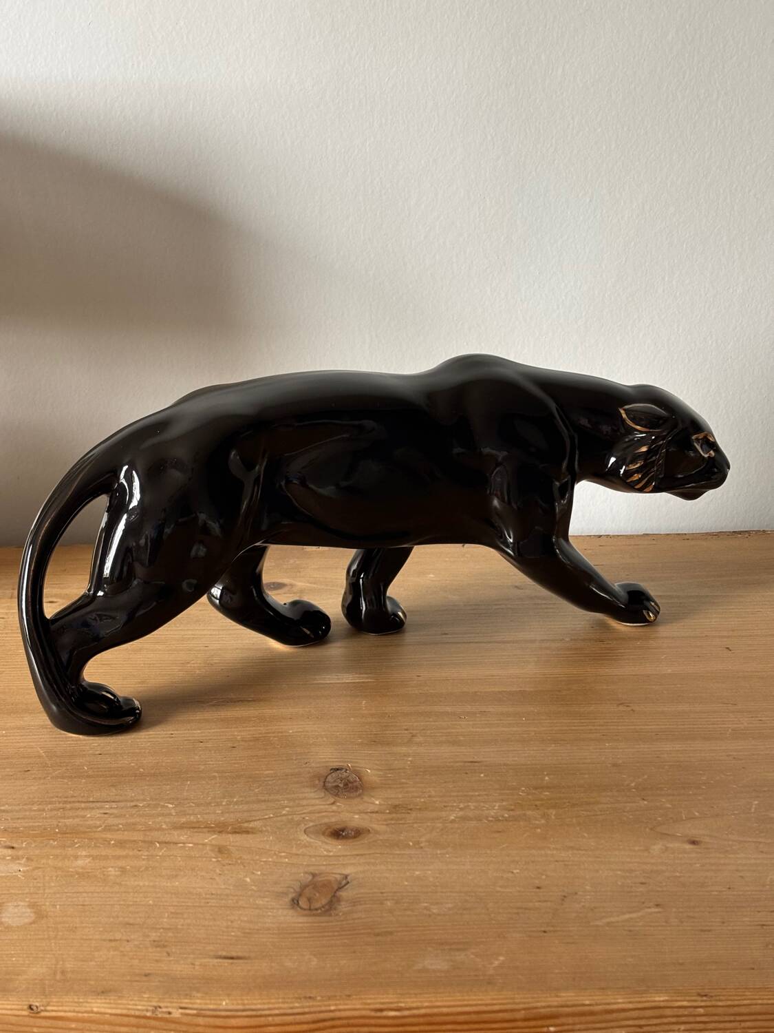 Panthère en faïence Art Déco
