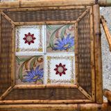 Bamboo earthenware table