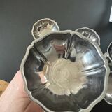 Set of vintage ice cream cups