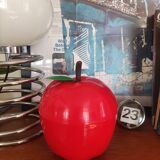 Red ice cube apple