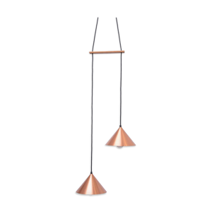 Modern mid-century copper - lamp
