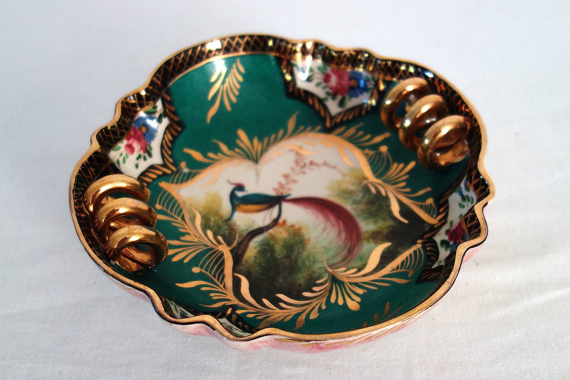 H. Béquet Quaregnon wall plate, 1950s