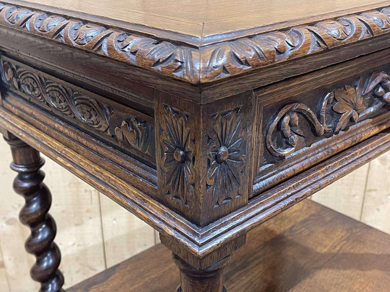 Henry II console in oak early 20th century