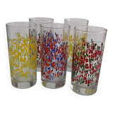 Lot de 5 verres ancien