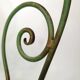 Vintage wrought iron magazine rack – handcrafted scrolls –