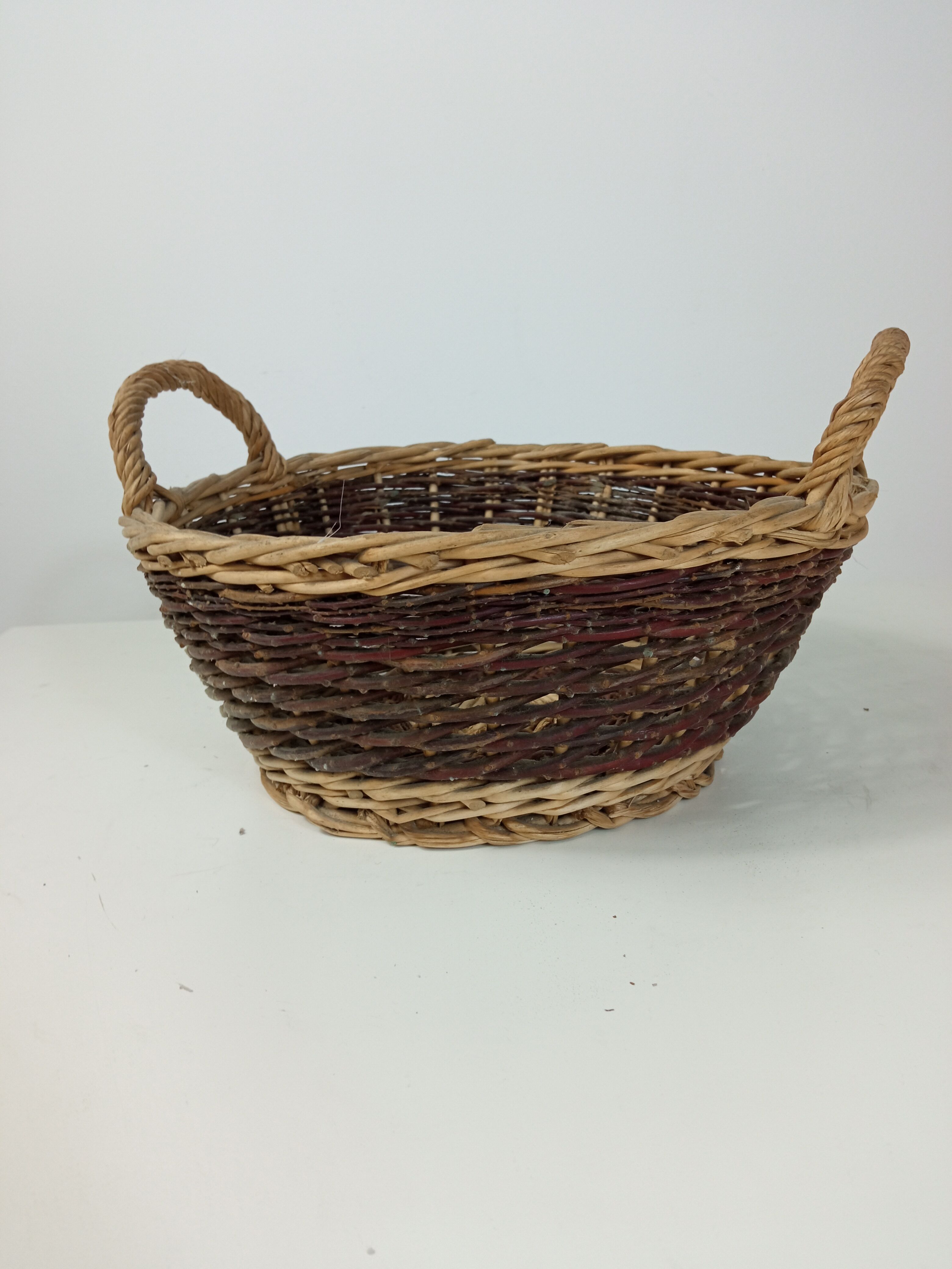 Vintage wicker basket