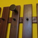 Mid century wall-mounted coat and hat rack, 1960s