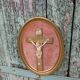 Médaillon crucifixion vintage