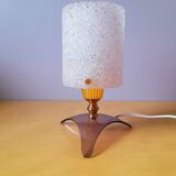 Plexiglas and perspex tripod lamp, 1950.