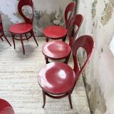 Set 6 chaises bistrot Baumann modèle Mouette