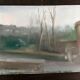 Peinture à l'huile sur carton toilé, vue de Florence, première moitié du XXe siècle