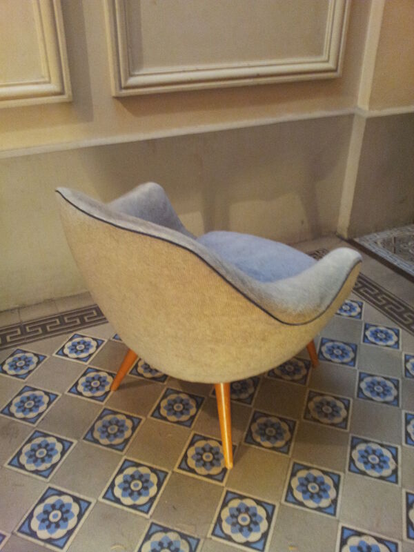 Canapé danois années 50 60 egg organique WOMB