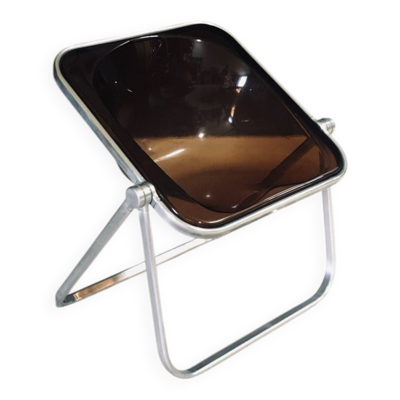 Mid-Century Modern Plona Chair by Giancarlo Piretti for Castelli, Italy, 1970s