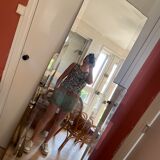 Beveled foot mirror - 176x45cm