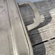 Rectangular silver metal tray