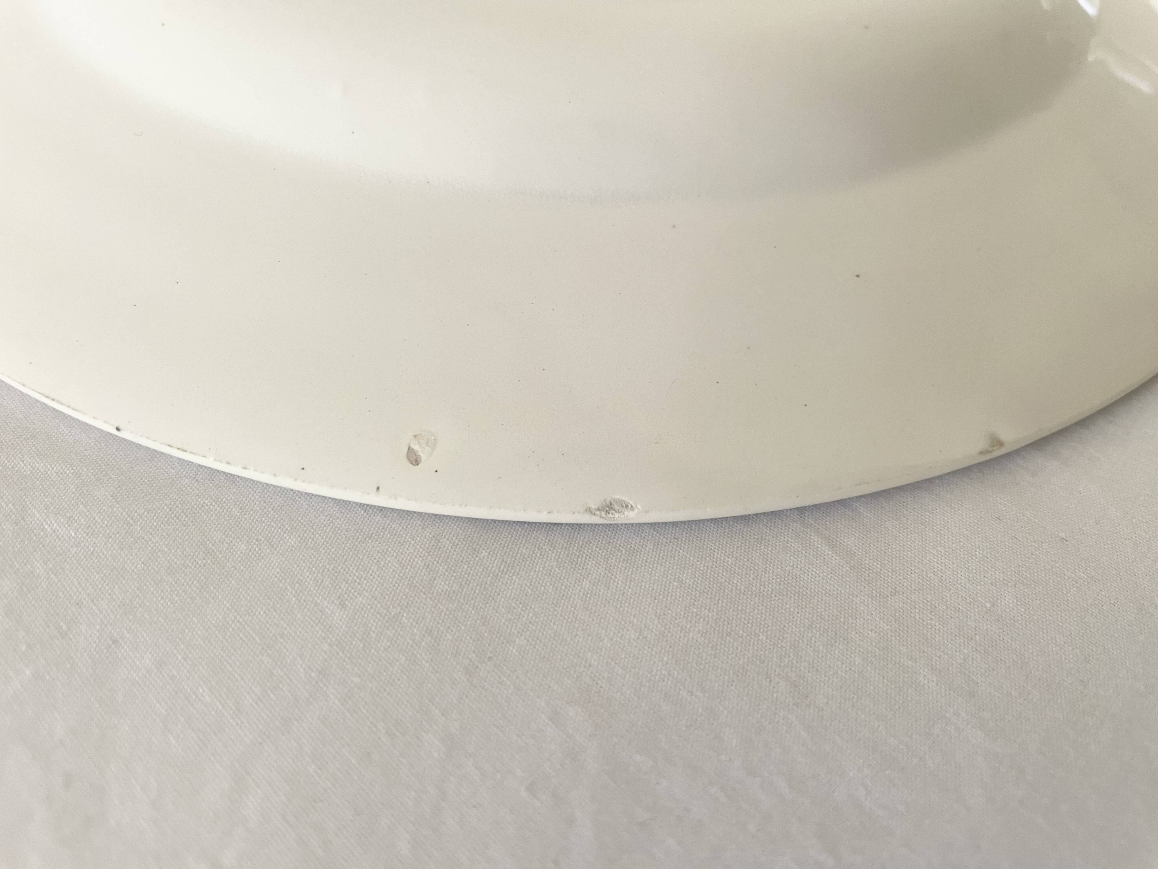 Flat ironstone plates bft 19th century