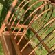 Vintage rattan and bamboo magazine rack