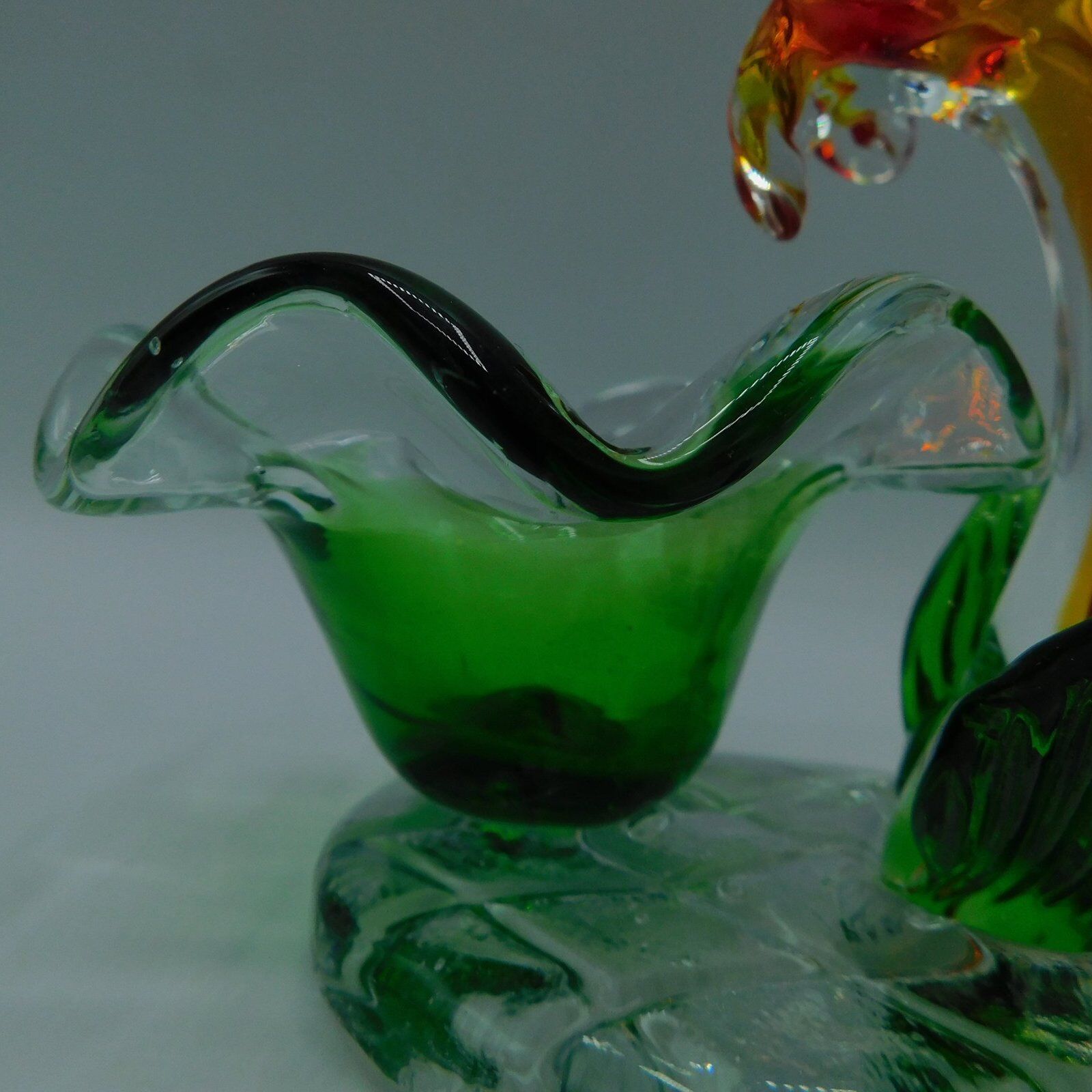 Coupelle a bijoux en verre soufflé