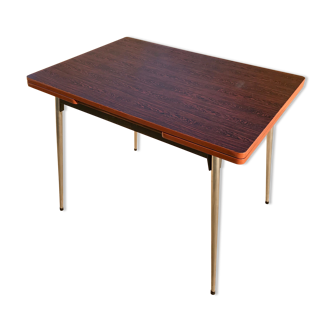 Table en formica à rallonges années 70s
