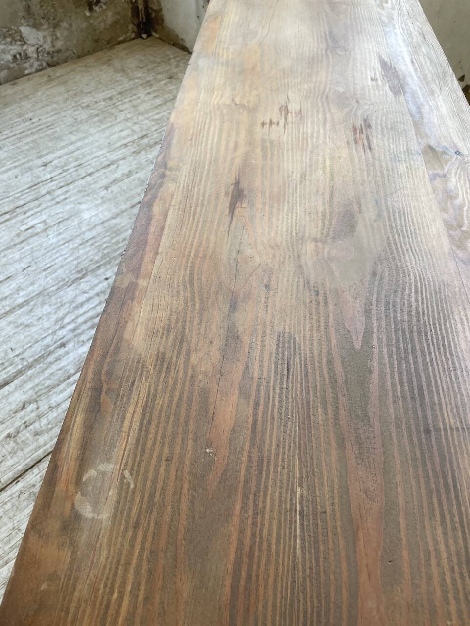 50s pitch pine haberdashery cabinet