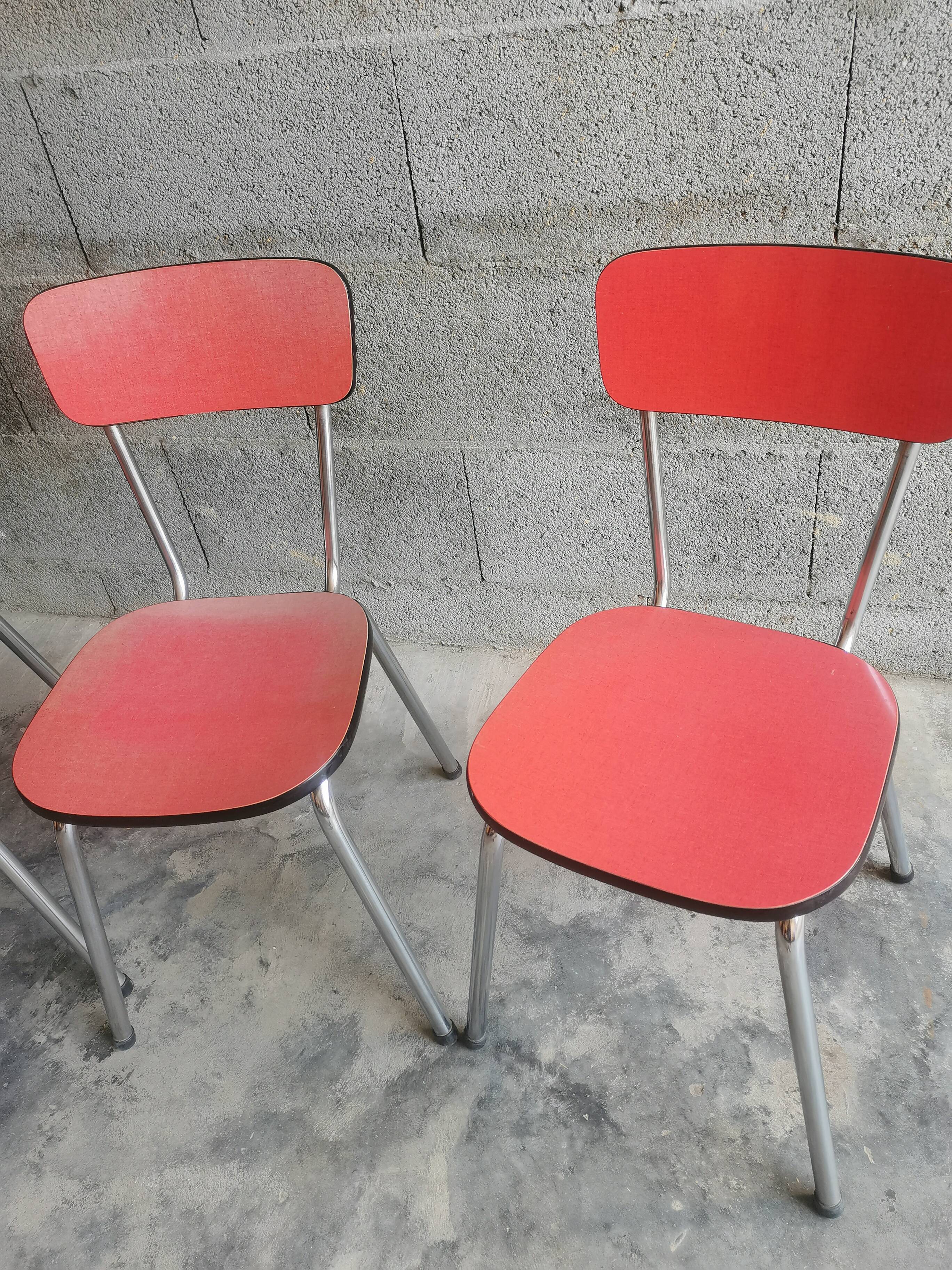 Vintage formica table and 4 chairs