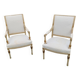 Pair of antique armchairs in Louis XVI style.