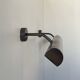 Pair of vintage wall lights, burnished brass, France 1970