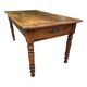 Table de ferme Louis Philippe en noyer 19’s