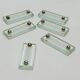 6 Porte Cartes Support Cartes Nom Emplacement A Table Verre Et Métal Argenté