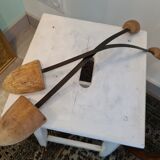 Pair of wooden art deco shoe trees