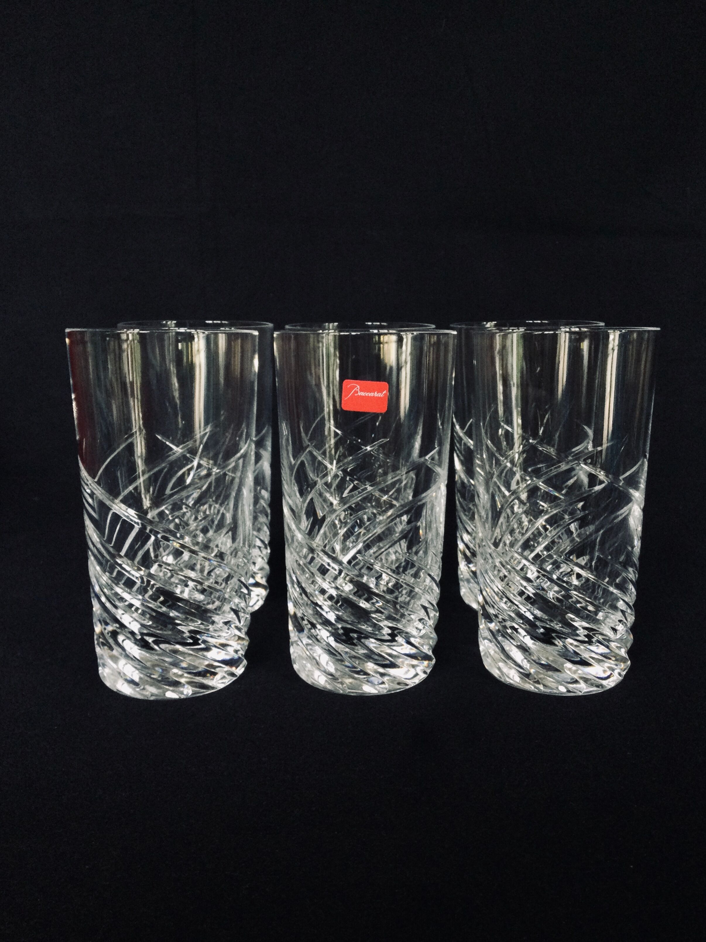 Set of 6 glasses Baccarat and Arik Levy