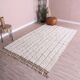 Grand tapis berbère fait main traditionnelle artisanale taille 3/4 m