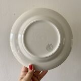 Set of 6 vintage flat plates Moulin des Loups