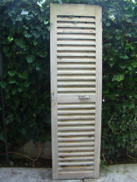 Old shutter wooden slats.