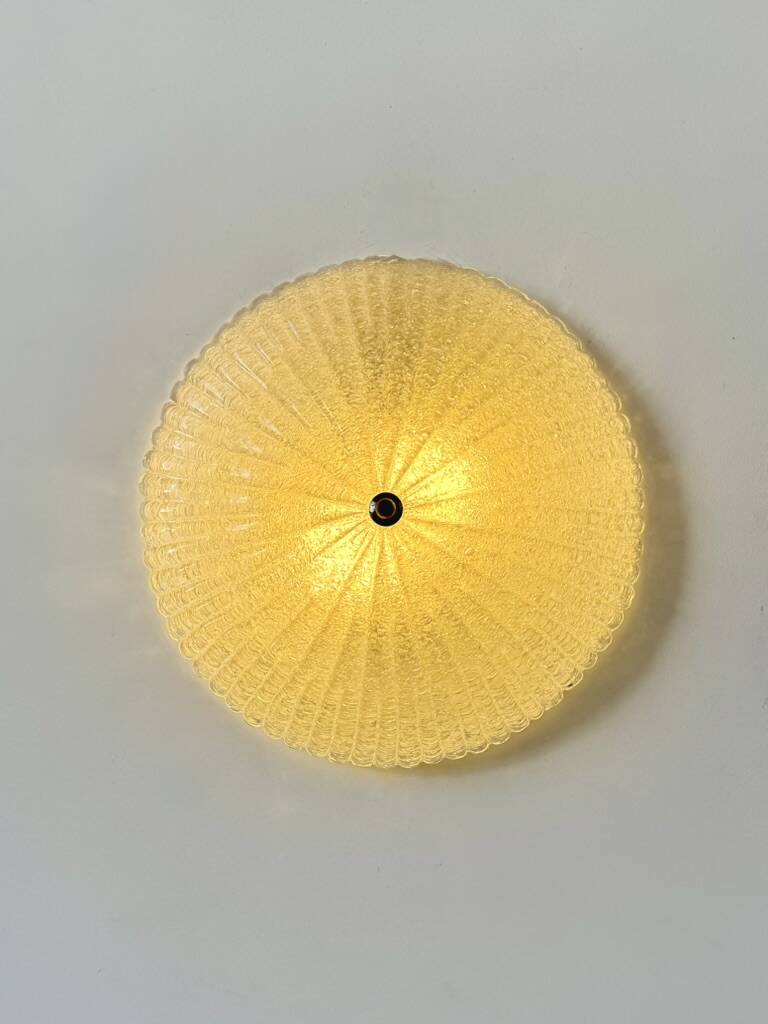 Vintage XL Murano glass wall light, Italy, 1970.