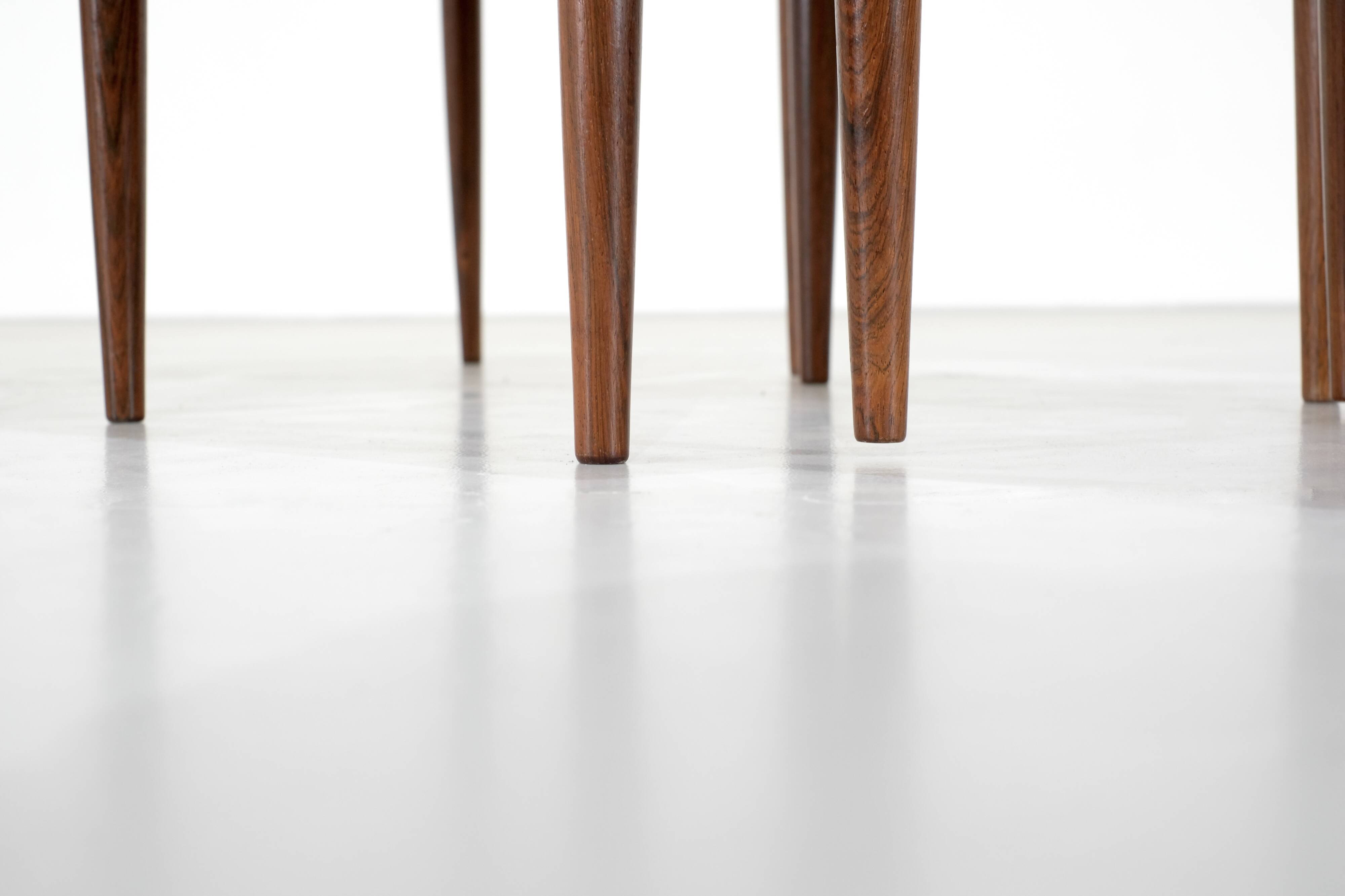 Side tables by Kai Kristiansen for Skovmand & Andersen Denmark 1960