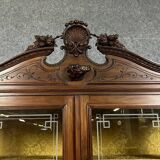 Bibliothèque Italienne style Renaissance en noyer vers 1850