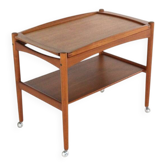 Poul Hundevad trolley with removable tray - danish design