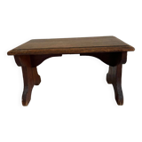 Wooden footrest stool