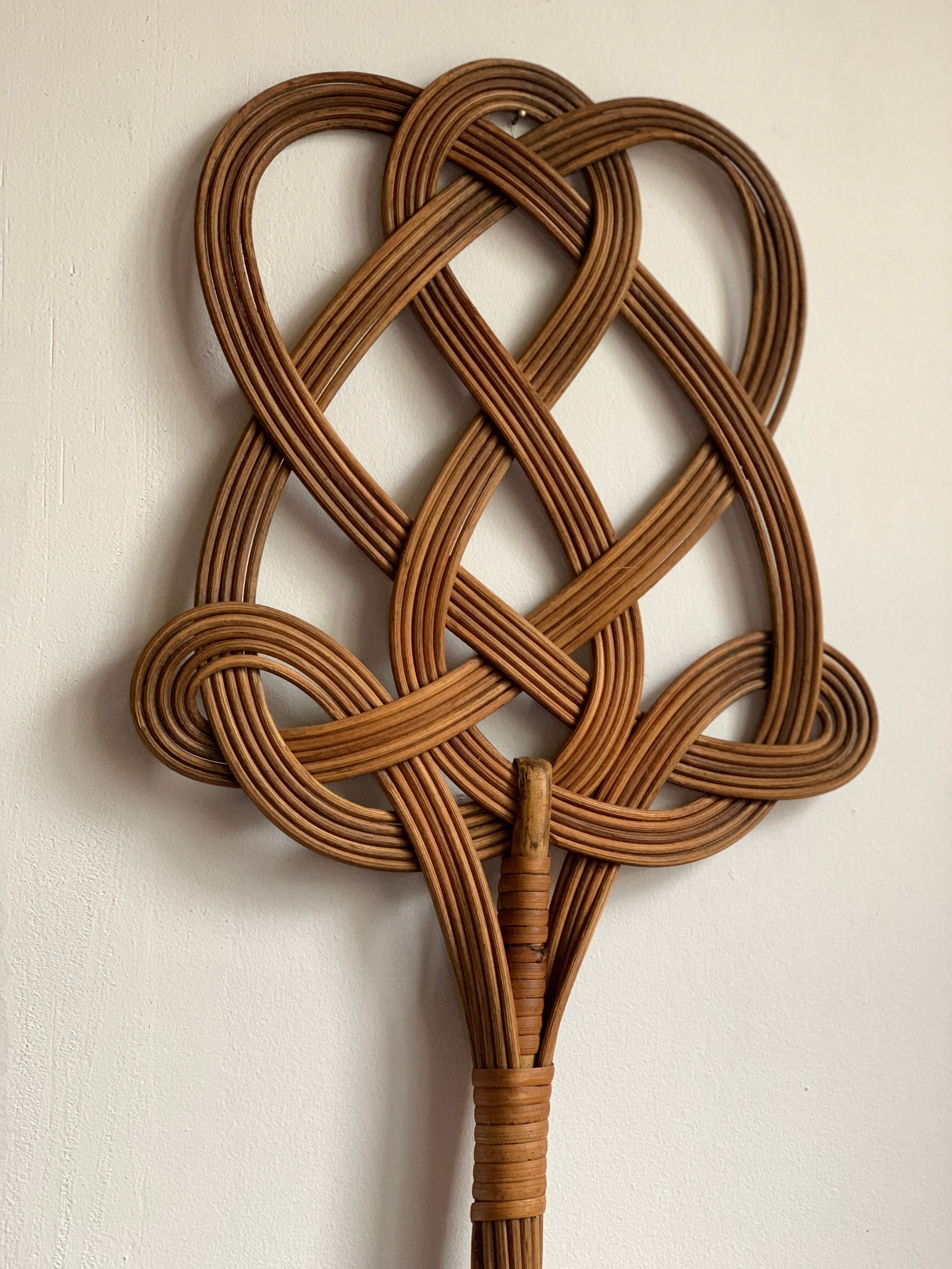 Vintage rattan swatter