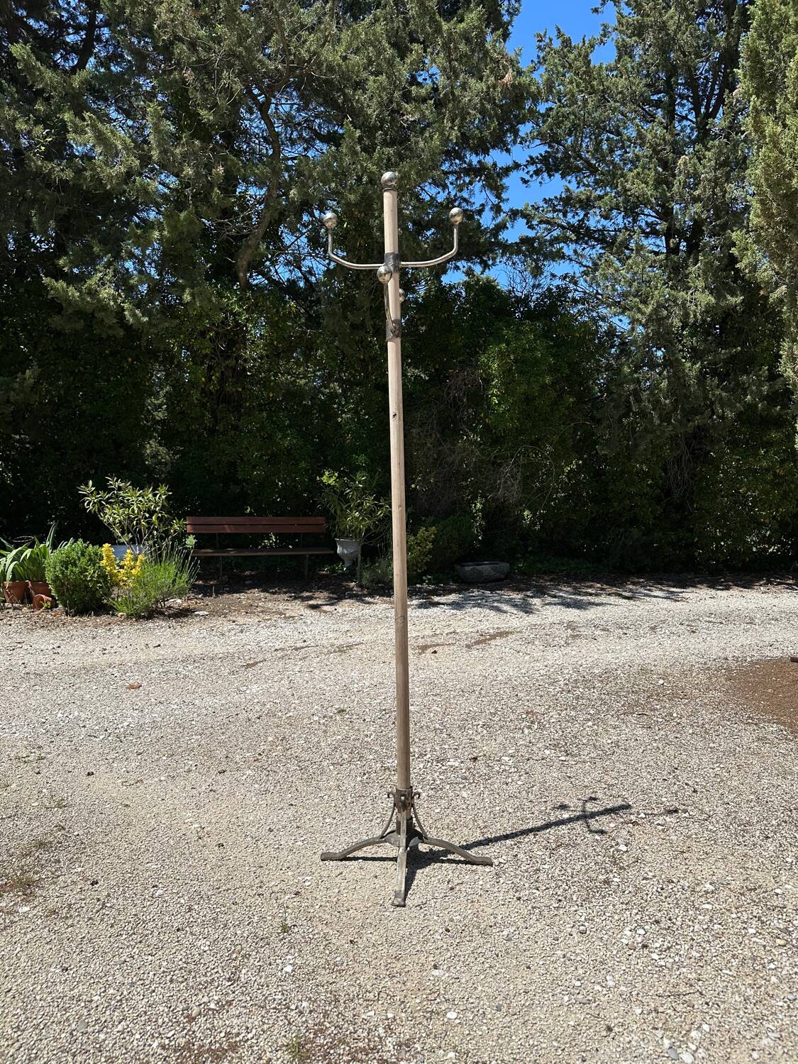 Porte-manteau en bois flotté artisanal
