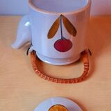 Vintage stoneware teapot