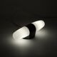 "Bauhaus" wall lamp with double glazing and porcelain by Wilhelm Wagenfeld, by Lindner