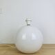 White and red ceramic ball lamp, 1980s