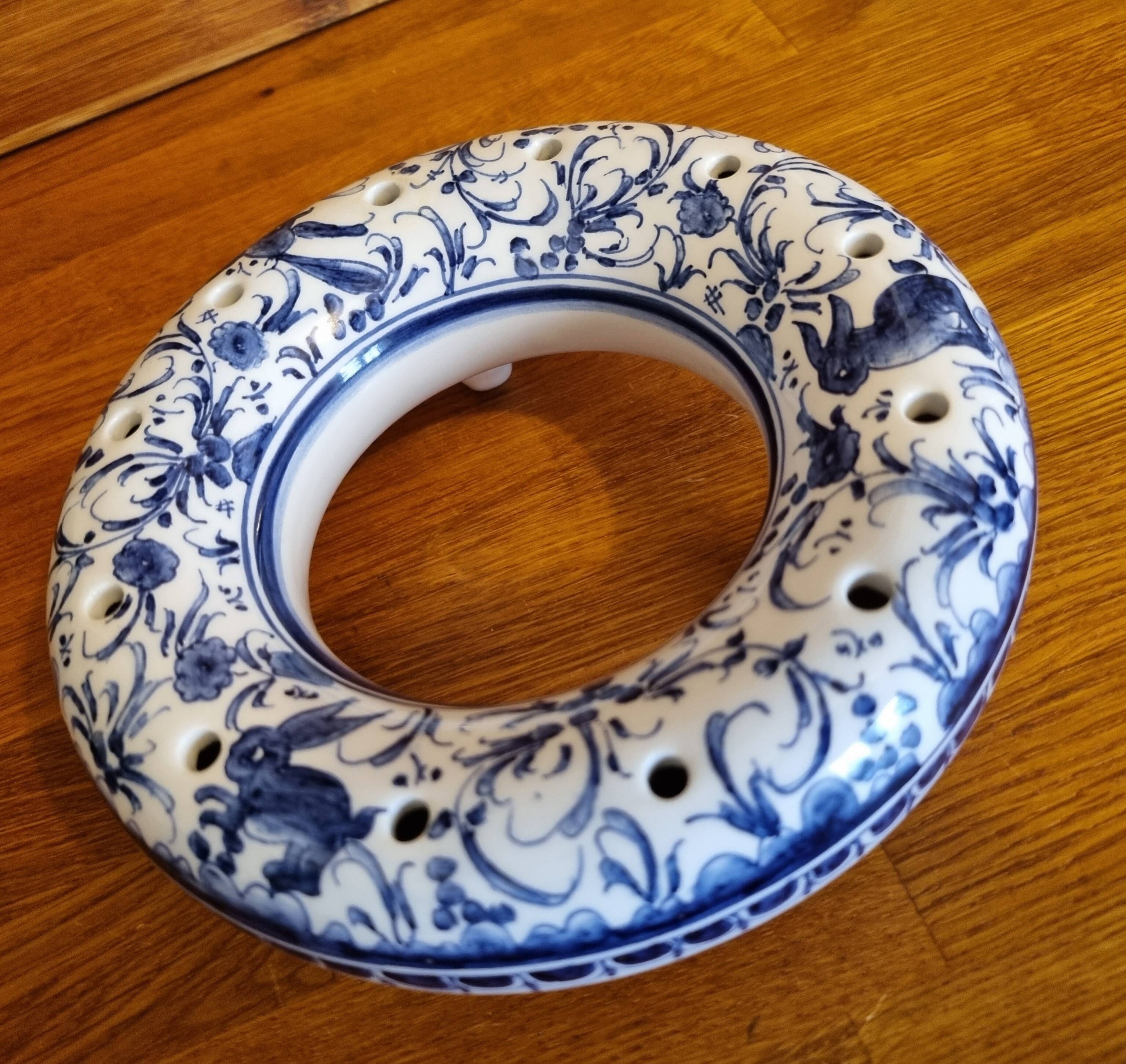 Ceramic flower pick from Conimbriga Portugal