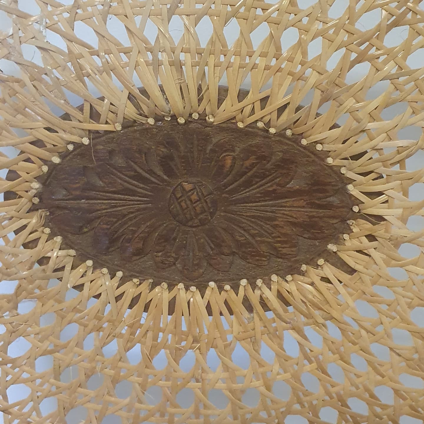 Monastery / medallion / webbing arm chairs / 1930s