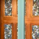Armoire parisienne art déco bleue grisé 1930
