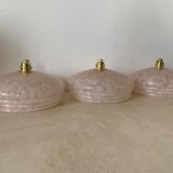 Pink Clichy glass pendant lamp